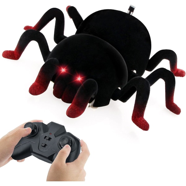 Väggklättring Fjärrkontrollleksaker för pojkar, Halloween busleksak för barn, realistiska falska roliga batteridrivna robotpresenter till födelsedagsfestsaker