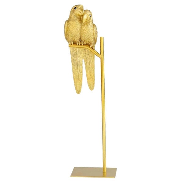 Papegøye Skulptur Resin Papegøye Statue Fugl Dyr Dekor Moderne Inngangsparti Skrivebord Stue Dekor