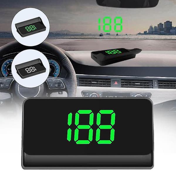 Digital USB GPS Speedometer Head Up Display til Biler m/ Hastighed Km/t Universal