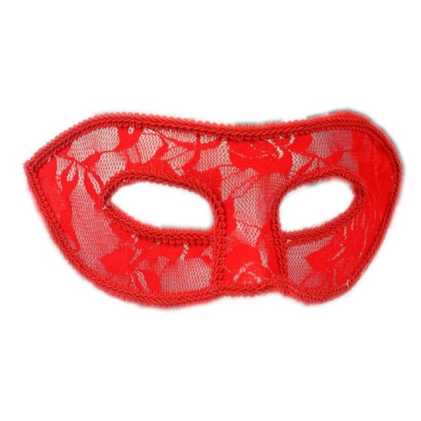 Par Maskerad Mask Venetiansk Spets Carnival Personlighet Mask red