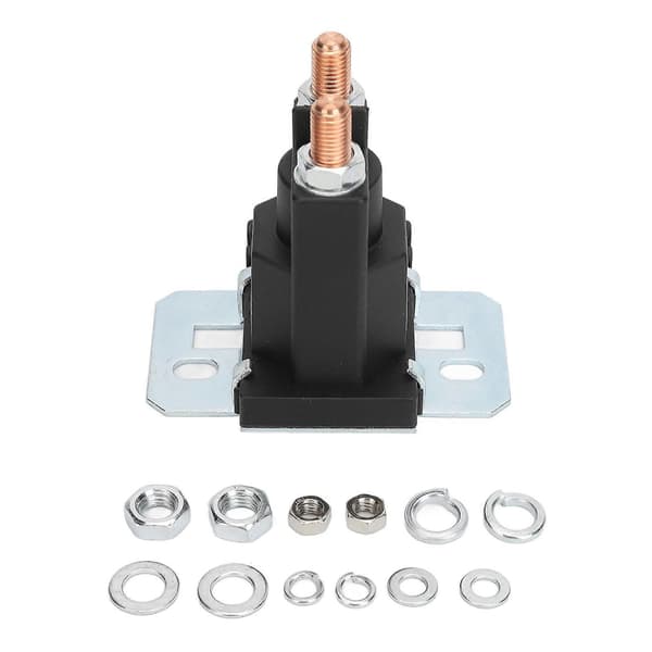 Starter Solenoid 100A Terminal Plæneklipper Starter Solenoid Udskiftning til Køretøjer 12V