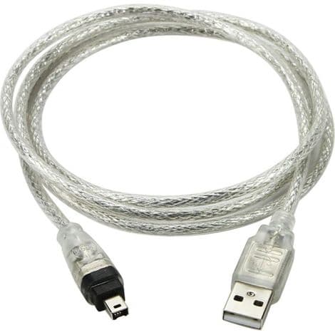 Uusi 1,5 m iLink 4-nastainen IEEE 1394 USB-FireWire-sovitinkaapeli