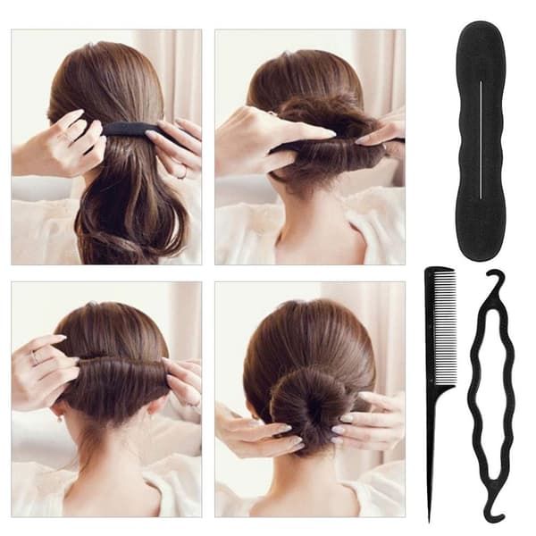 Hårstylinghjälpmedel Set Maker/Fläthjälp Håraccessoar Kit med