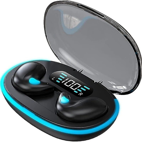 Näkymättömät langattomat unikuulokkeet Ipx5 vedenpitävät langattomat nappikuulokkeet latauskotelolla Bluetooth 5.3 melunvaimennus-E