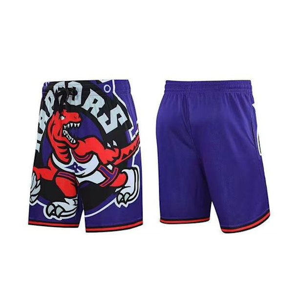 Basketshorts för män Lösa Quick Dry Beach Shorts blue M