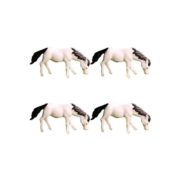 4 stk. Hest Mikro Landskap