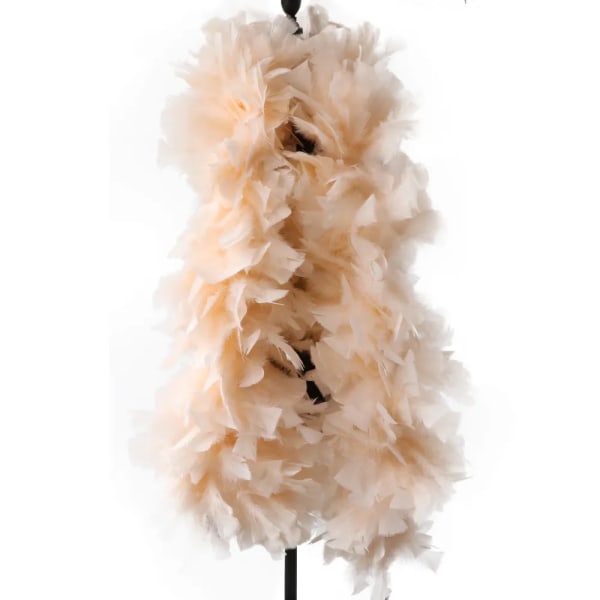 Brun kalkon fjäder boa stor fluffig stork fjäder boa cosplay gram kostym kostym dekoration fjäder boa 16 2 Meters