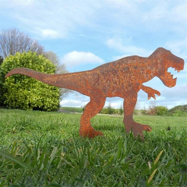 Metall Dinosaur Gjerdepåle Topp, F
