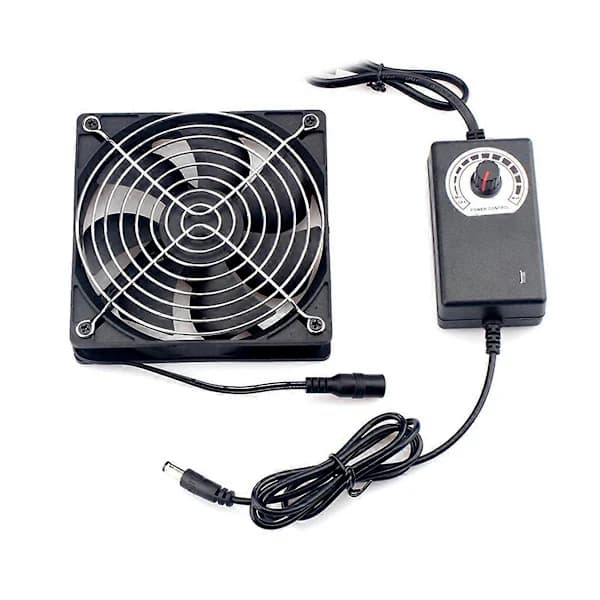 120mm 2700RPM blæser med controller, 12cm 12V BTC server chassis/workstation rack køleplade.