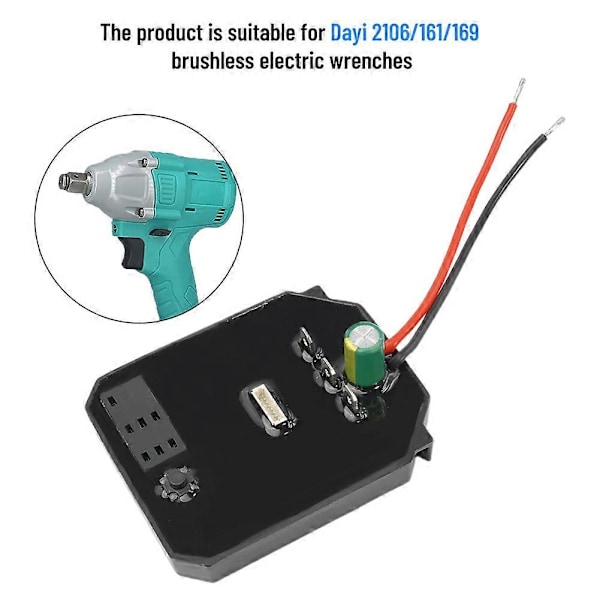 För 18V 21V 2106/161/169 Borstlös Elektrisk Skruvdragare Drivkort Kontroller Moderkort Tillbehör Hastighetsbrytare