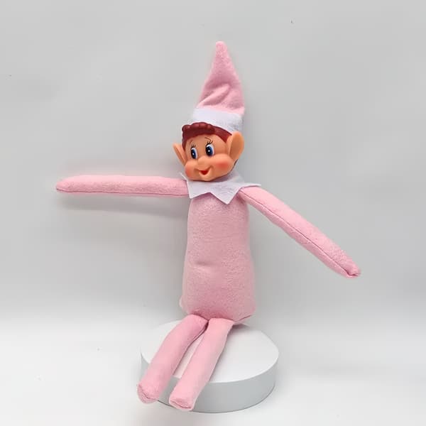 Ny Julalv Docka Julgransprydnad Pink