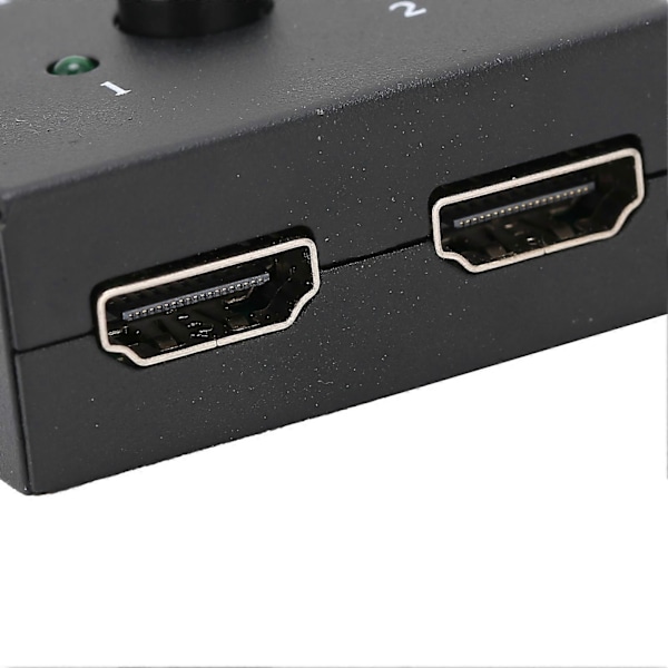 Bi-Directionell Switch 4K Högupplöst Multimediagränssnitt Splitter för Dator Laptop