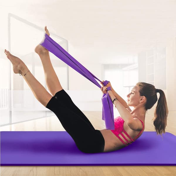 Motståndsband, Elastiska för fysioterapi, återhämtning, yoga