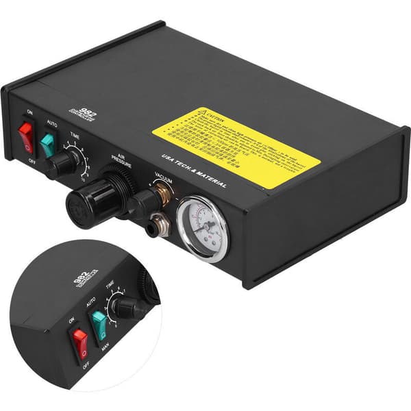 Halvautomatisk limdispensermaskine, loddepastakontroller, limdråber, flydende klæbemiddeldispenser, timerstyret (AC220-240V EU-stik)