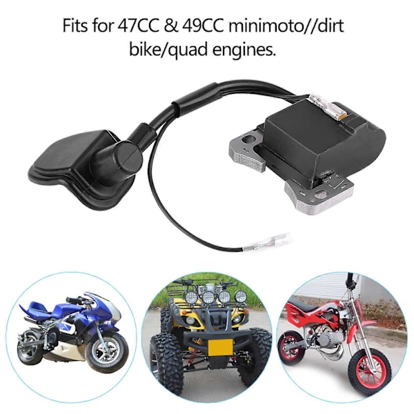 Tändspole för Minimoto ATV Dirt Bike Quad 49CC 47CC