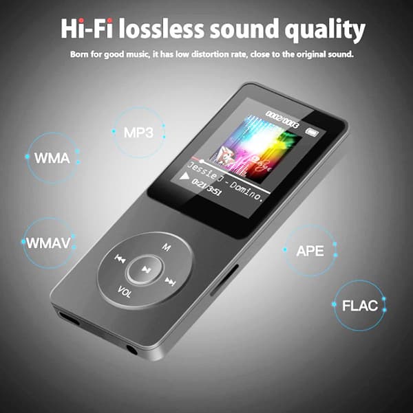Bluetooth MP3/MP4 student walkman musikkspiller e-bok høyttaler