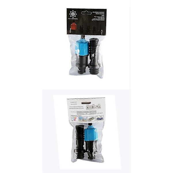 Oppustelig SUP Pump Adapter Kompressor Luftventil Konverter Med 4 Luftventil Dyser