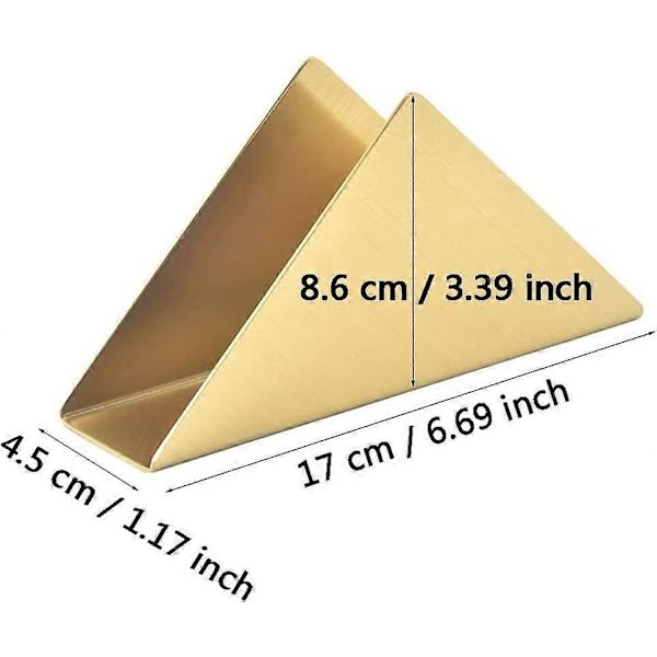 (17*8.6*4.5cm, guld) 1 håndklædestativ i rustfrit stål, moderne kunst, håndklædeholder til køkken, stue, kontor, til håndklæder