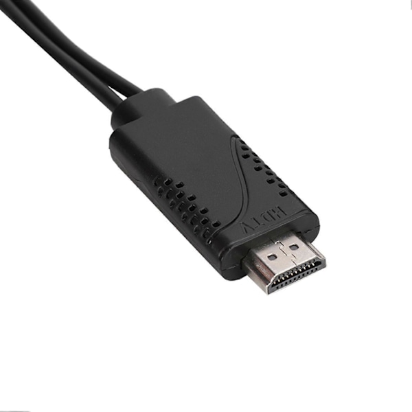 2 i 1 1080P USB Hunn til HDMI Hann HDTV Adapter Kabelledning for IPhone Android