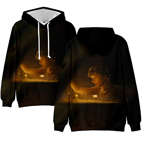 Taylor Swift-sångaren Taylor Swift konstfoton perifer ny huvtröja med 3D digitaltryck 4XL
