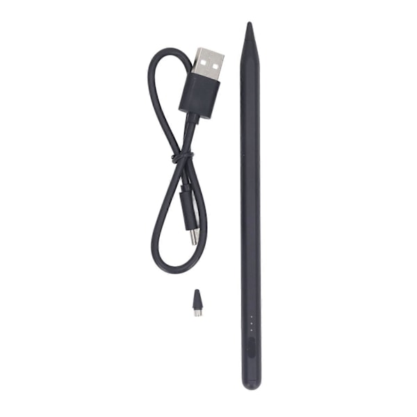 Kapacitiv Pen Aluminium POM Fin Spids Magnetisk Adsorption Universal Touch Screen Pen med Indikator til IOS til Android Tablets Smartphones