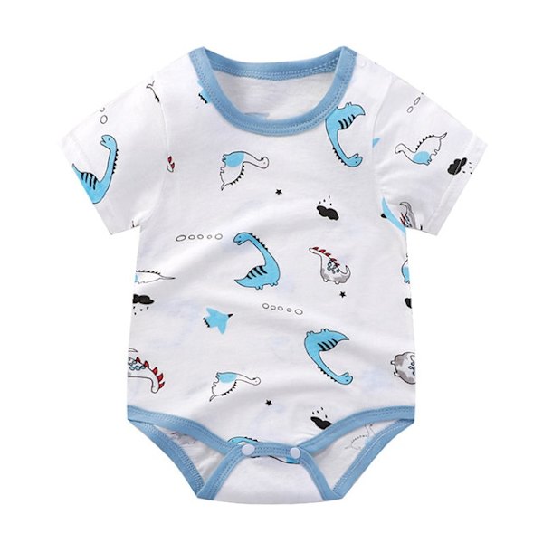 Sommar Newborn Kortärmad Jumpsuit Baby Jumpsuit style 2 73cm
