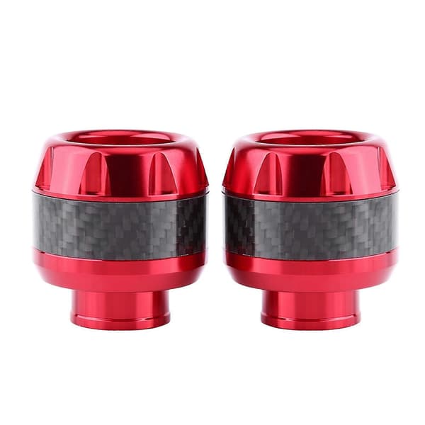 1 Par Kolfiber Motorcykel Framgaffel Ram Sliders Kraschskydd