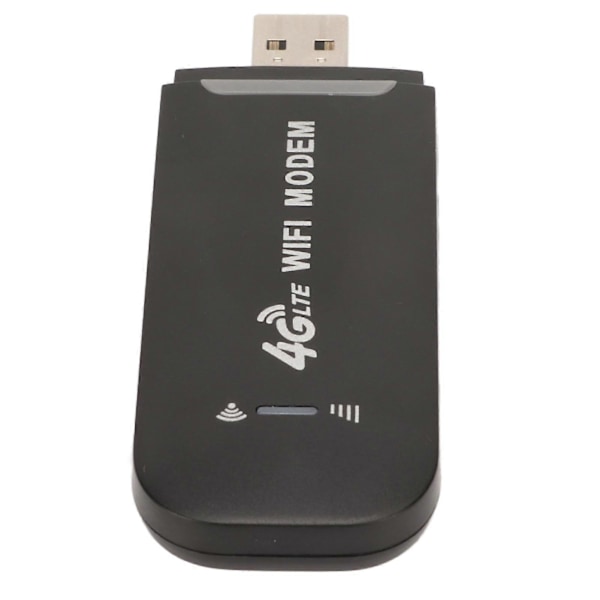 4G WiFi Router Sort Op til 10 Brugere Stabil Nem Forbindelse USB Plug and Play 4G LTE Router til Hotspot Micro SIM-kort Telefon PC