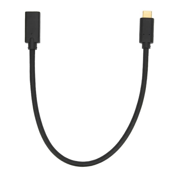 TypeC til TypeC Kabel 10Gbps USB 3.1 Hurtig Opladning ABS TypeC Hun til TypeC Han til MacBook Pro til Huawei (0.3m 1.0ft)