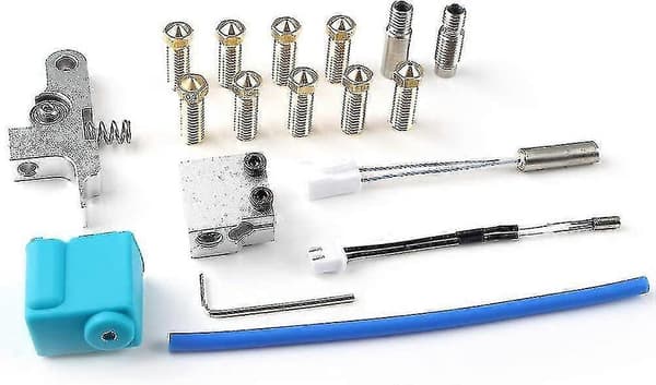 3D Printer Kit Dele Tilbehør Passer Til Artillery Sidewinder X1 Og Genius 3D Printer Dyse Silikone Sleeve Halsgreb Termistor Varmerør Varmeblok