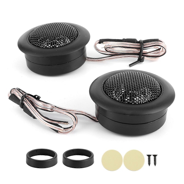 2 stk. Bilhøyttalere Diskant 120W Høy Effekt Universal Liten Audio Musikkspiller 2k~22kHz