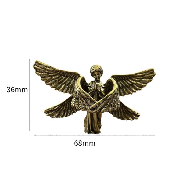 Vinge Cherub Figurer Engel Figur Engel Statue for Spisestue Julebord