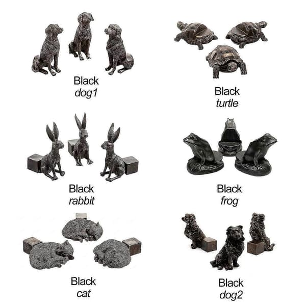 Pottefødder Vædder Sæt 3 Polyresin Plantepotte Risers Indendørs Have Ornament