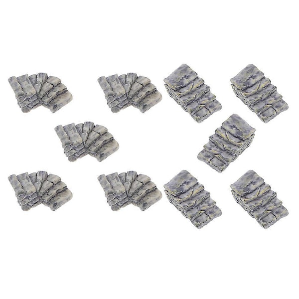 10 st Harts Trampsten DIY Mikro Landskap Figurer Akvarium Ornament