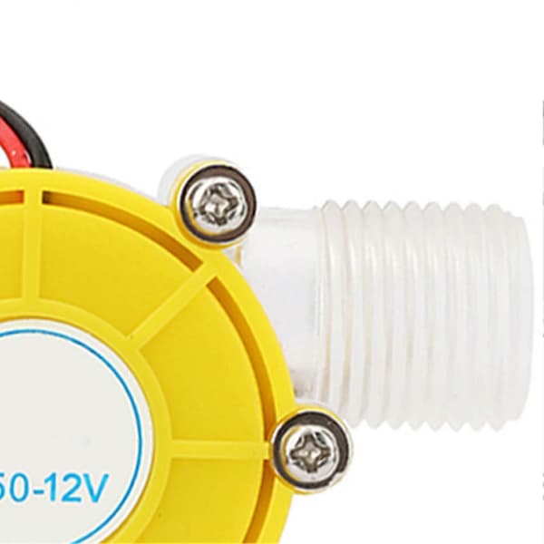 F50 Mikro hydro DC Vattenflödespump Turbin Vattenkraft Energi Generator (12V)