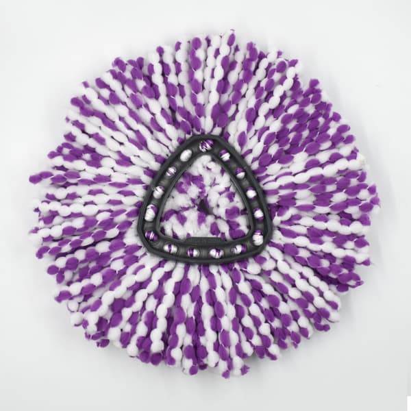 Kompatibel med O-Cedar EasyWring RinseClean Microfiber Spin Mop Head Tillbehör, Lila
