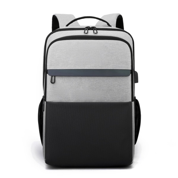 Ultralätt vattentät ryggsäck för män Mode Casual ryggsäck Light Grey