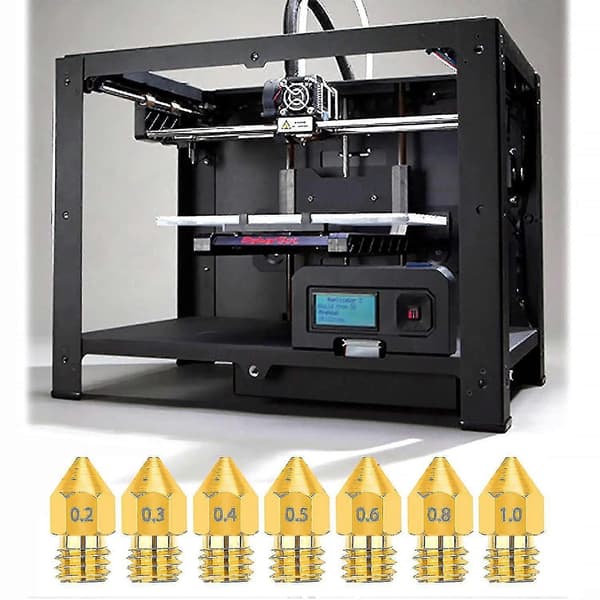 24 stk. Ekstruderdyser 3D-printerdyser for Makerbot Creality Cr-10 Ender 3 5