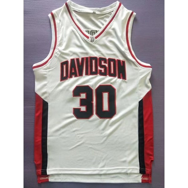 Retro 30# DAVOSON baskettröja T-shirt White M