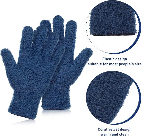Mikrofiber Auto Støvrensningshandsker, Vaskbare til Biler og Spejle