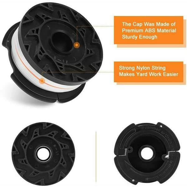 Erstatningsspole med trimmertråd for Black & Decker STC1820, STC1820cm, STC1840, STC1840epc gresstrimmere