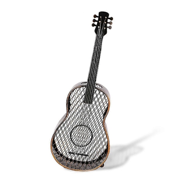 Gitarr Korkburk Smidesjärns Ornament Vinflaskkork Samling Tank Korkförvaring Tank Järnstaty Cr