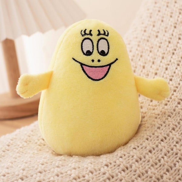 Barbapapa Plyschleksak Anime Barbapapa Doll Mjuka fyllda leksaker Kawaii Barbapapa Monster Doll Kudde Barn Födelsedag Julklapp yellow
