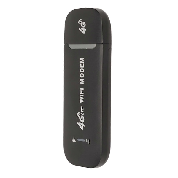 4G WiFi Router Sort Op til 10 Brugere Stabil Nem Forbindelse USB Plug and Play 4G LTE Router til Hotspot Micro SIM-kort Telefon PC