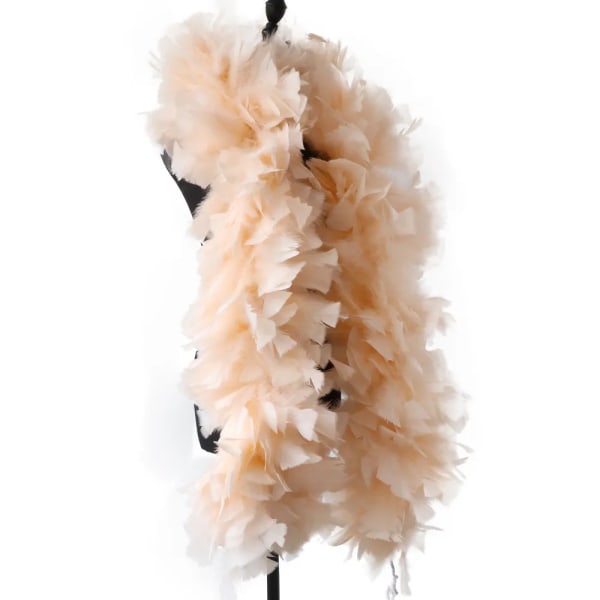 Brun kalkon fjäder boa stor fluffig stork fjäder boa cosplay gram kostym kostym dekoration fjäder boa 17 2 Meters