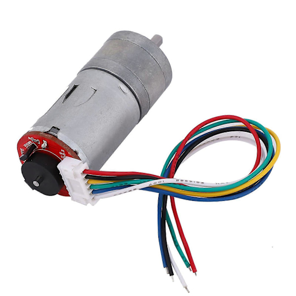 DIY Encoder Växelmotor med Monteringsfäste 65mm Hjulkit för Smart Bil Robot DC12V(30RPM)