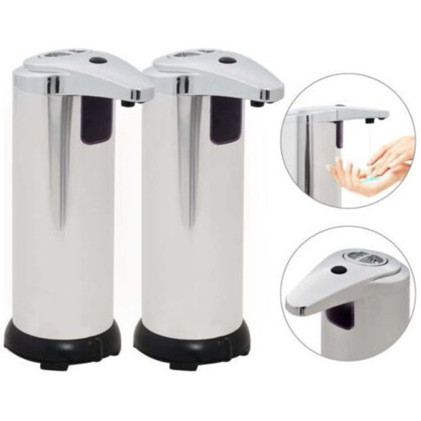 Automatisk tvåldispenser (2 stycken) med infraröd sensor