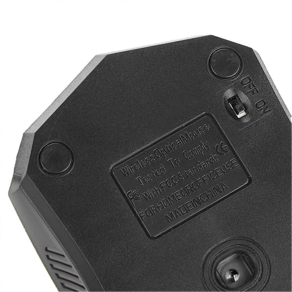 Trådløs Mus 2.4G Ergonomisk Mini Optisk Computertilbehør til Notebook Tablet PC Gul
