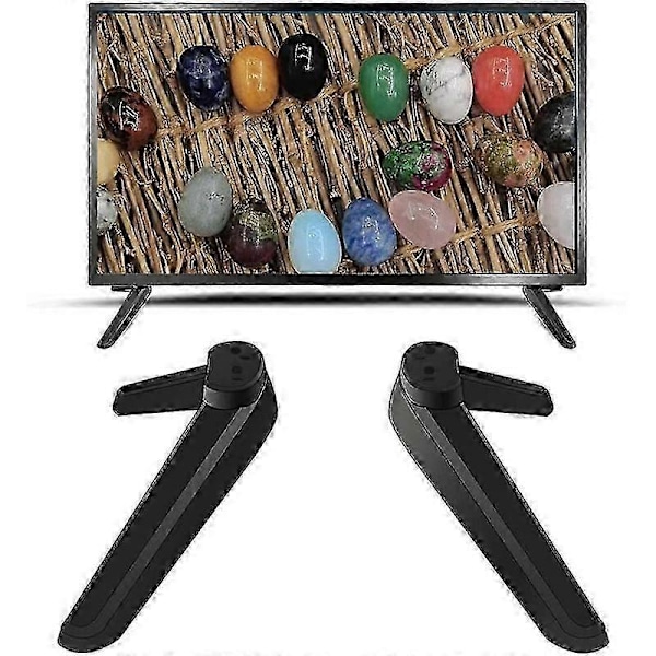 Universal TV-Stativ, Bordplade TV-Stativ Base Udskiftning, TV Base Fodstativ Ben 17mm-20mm