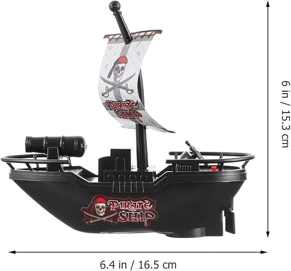 Pool Pirate Båt Leke Badeleker Badebåt Leke Elektrisk Pirate Båt Leke Bursdagsgave